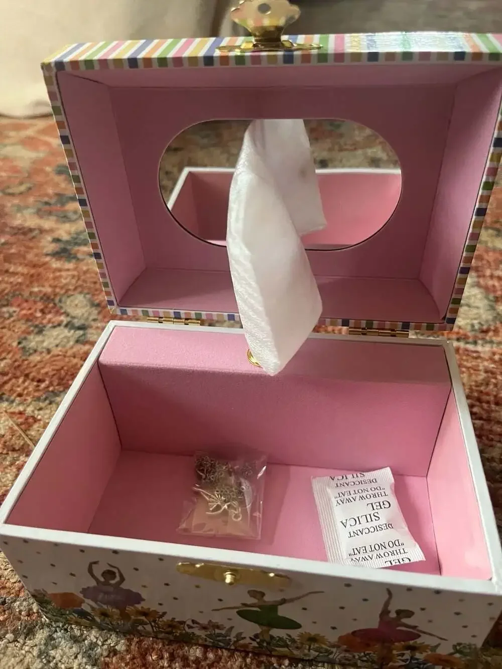 Children's Musical Jewelry Box with Spinning Ballerina